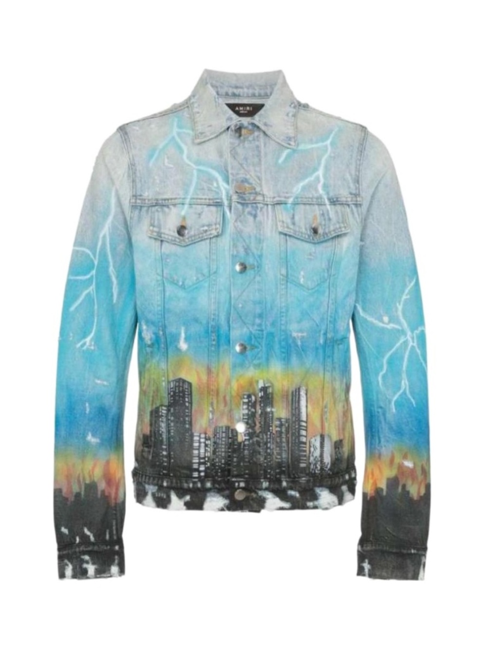 Amiri City pattern denim jacket